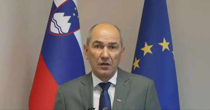 PM Janša making his comments