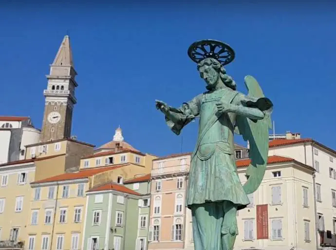 Archangel Michael Returns to St George in Piran (Video)