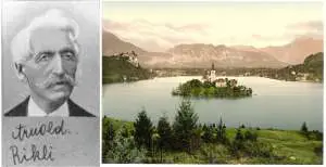 Arnold Rikli and a postcard of Lake Bled in the 1890s