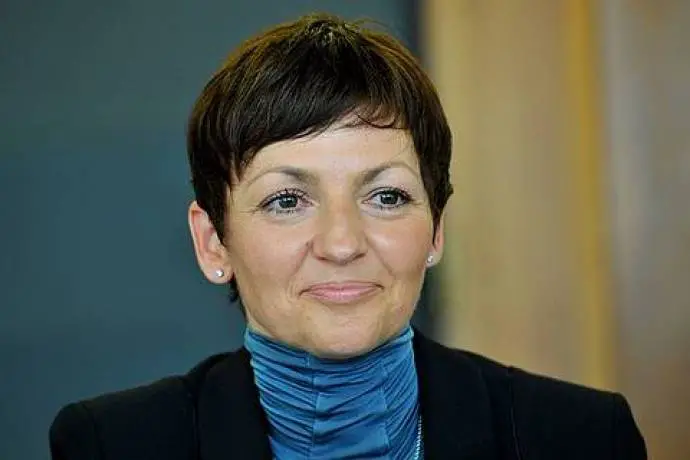 Dr. Maja Makovec Brenčič, the Minister of Education, Science, and Sport
