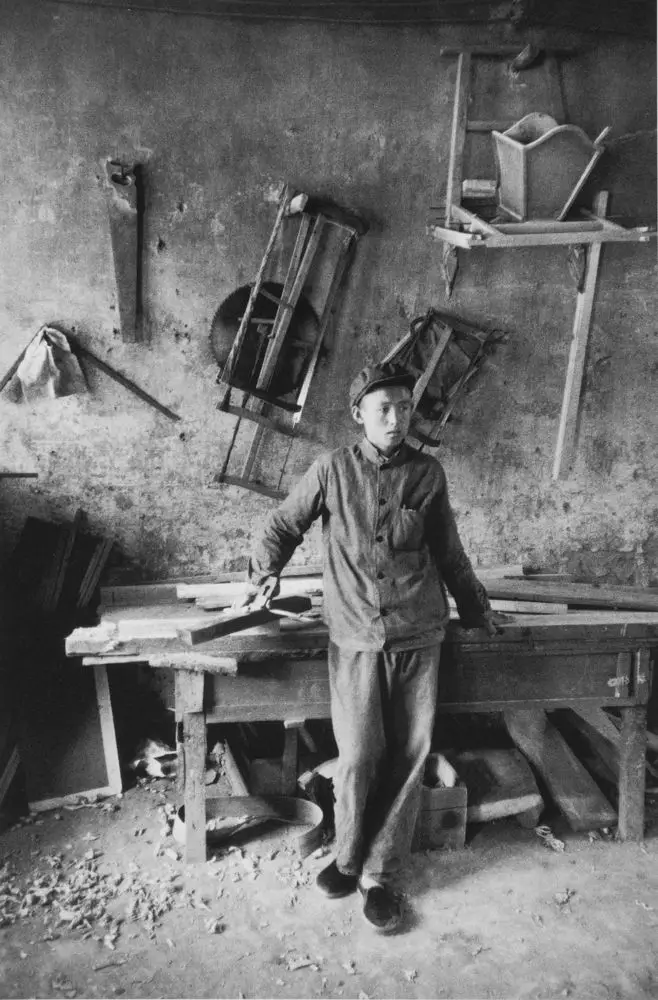 Carpentershop, Nanniwan near Yan'an, China, 1978.jpg