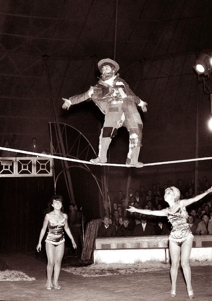 Premieria cirkusa Adria v Magdalenskem parku 21 September 1962 Danilo Škofič 02.jpg