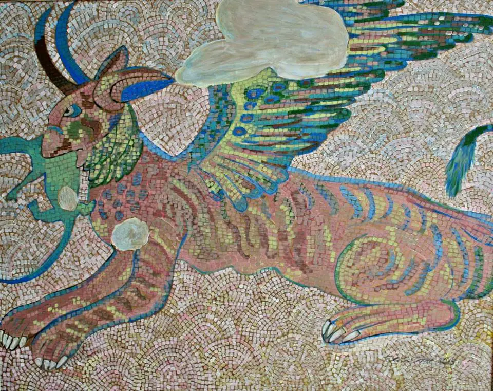 Sedef Yavuzalp - The Dragon Mosaic Byzantine Imperial Mosaic.jpg
