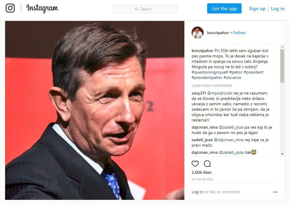 borut pahor instagram.JPG