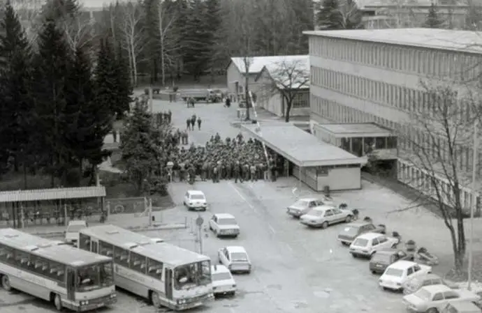 Strike in Litostroj 1987