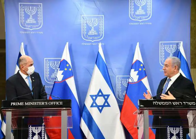 Janša, Netanyahu Stress “Beautiful Friendship” Between Slovenia, Israel, Will Strengthen Cooperation on Innovation