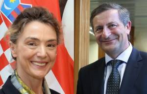 Marija Pejčinović Burić and Karel Erjavec