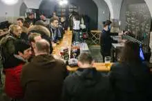 Laibach pub, Ljubljana, one of the best craft beer places in the capital, and thus the country