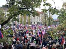 Right-Wing “Yellow Vests” Rally in Ljubljana to “Save Slovenia”