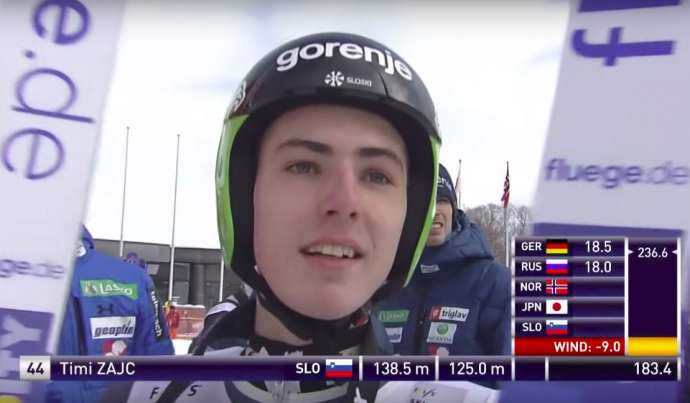 Ski Jumping: Timi Zajc Wins Silver in Sapporo (Videos)