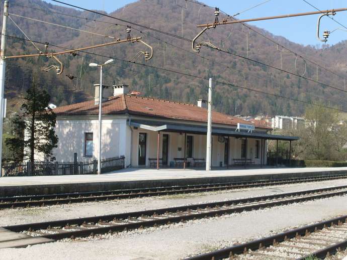 The station at Rimske Toplice