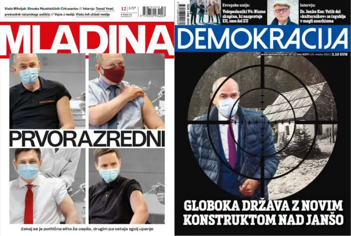What Mladina &amp; Demokracija Are Saying This Week: Govt Repression vs Reform Judiciary, Protect Janša