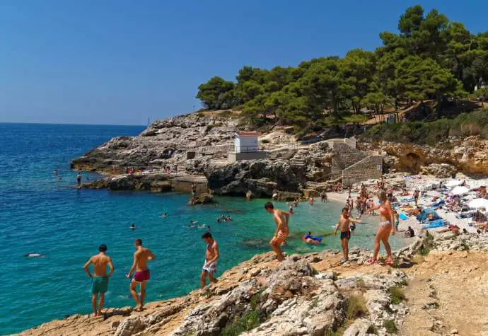 Verudela Beach, Pula, Croatia