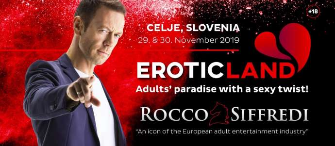 Your Chance to Party with Rocco Siffredi &amp; Friends in Celje, 29 &amp; 30 November 2019
