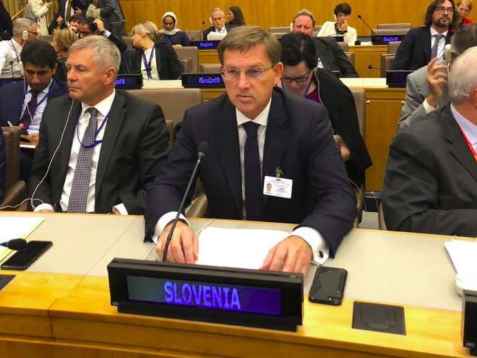 Mr Cerar at the United Nations, November 2018