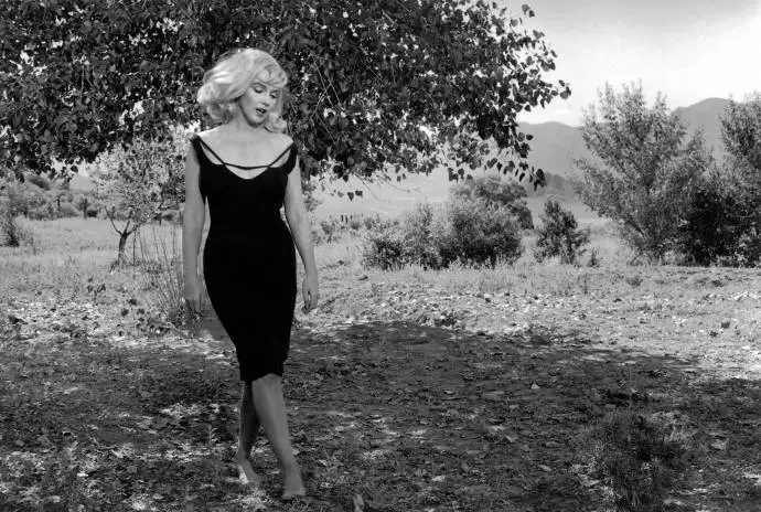 Marilyn Monroe during filming of &quot;The Misfits&quot;, Reno, Nevada, USA, 1960 