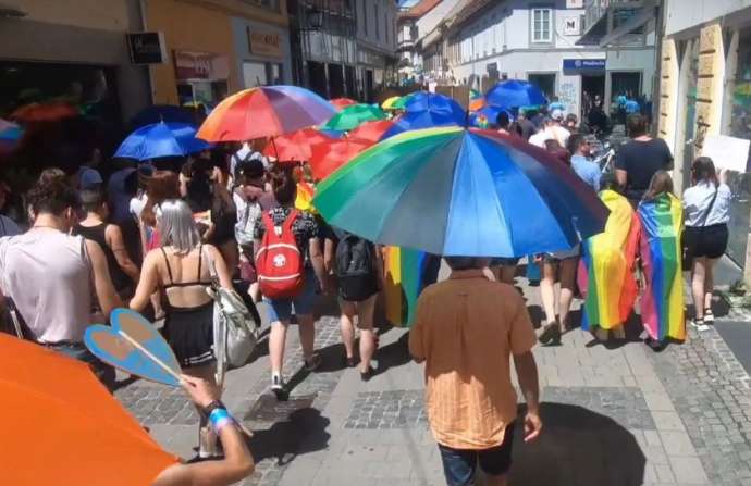 Happier times at the Maribor Pride Parade, 2019