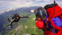 The Last Skydive in Lake Bled