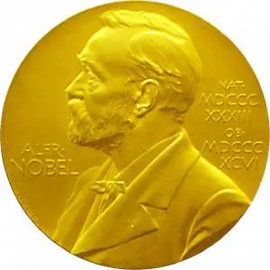 A Nobel Prize medal