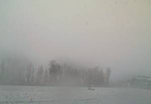 Heavy snow near Postojna