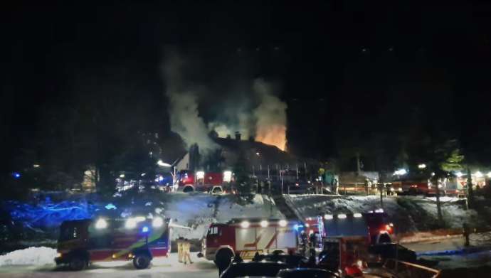 Fire at Mountain Hut in Pohorje Forest, Partisan Museum Saved (Video)