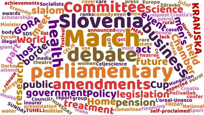 Next Week in Slovenia: 9 - 15 March, 2020