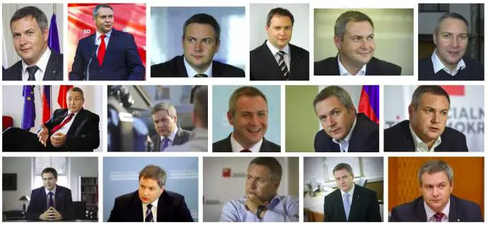 The faces of Dejan Židan