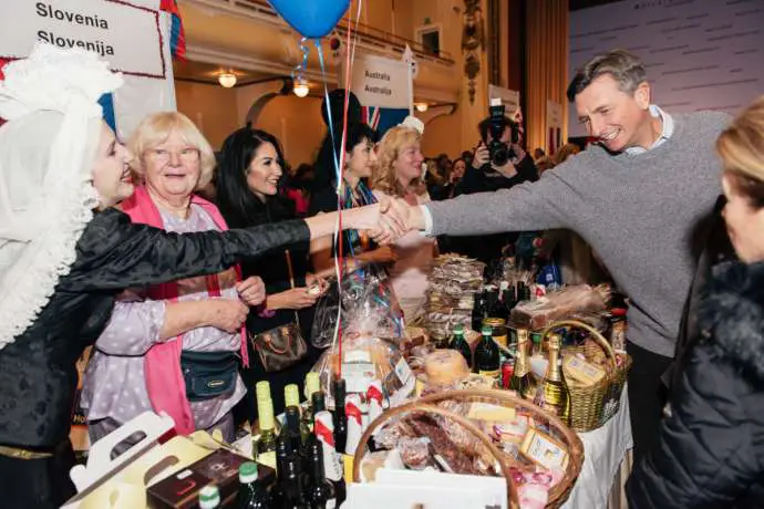 President Pahor at last year&#039;s SILA bazaar