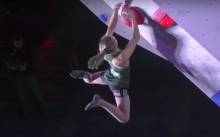 Janja Garnbret Takes Bouldering Gold in Moscow (Videos)