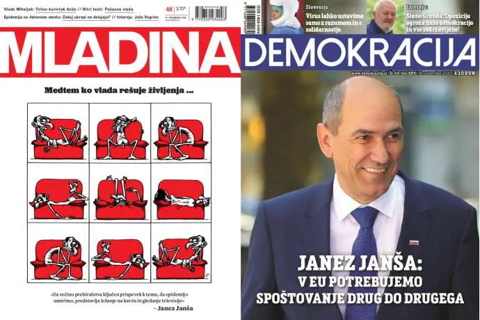 What Mladina &amp; Demokracija Are Saying This Week: Epidemic Failure vs Janša’s Rule of Law Letter
