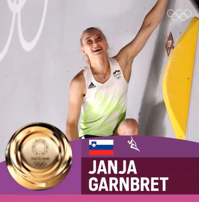 Olympics: Garnbret Takes Sport Climbing Gold (Video)