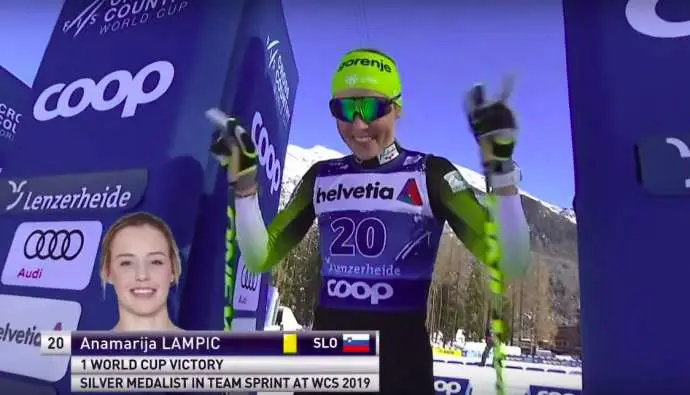 Cross-Country Skiing: Lampič Wins in Lenzerheide (Video)