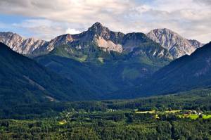 Stol in the Karawanks, Northern view from the Austrian side