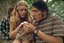Boy and girl smoking pot in Texas. Taken with permission May 1973, as part of DOCUMERICA: The Environmental Protection Agency's Program to Photographically Document Subjects of Environmental Concern.