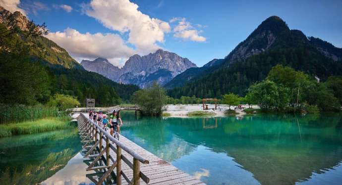 Part of the trail near Kranjska gora