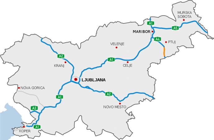 The Slovenian motorway system