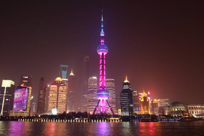 Shanghai at night