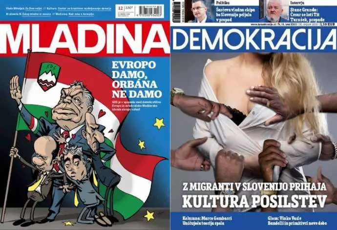 Orbán Diplomatic Row: Demokracija Complains About Media Freedom Double Standards, Nova24TV Backs Generation Identity as “Fighters for Truth”