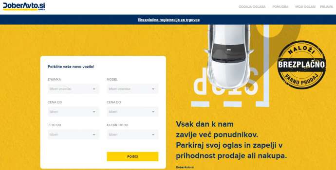 New Website Launched with Reliable Data on Used Cars in Slovenia