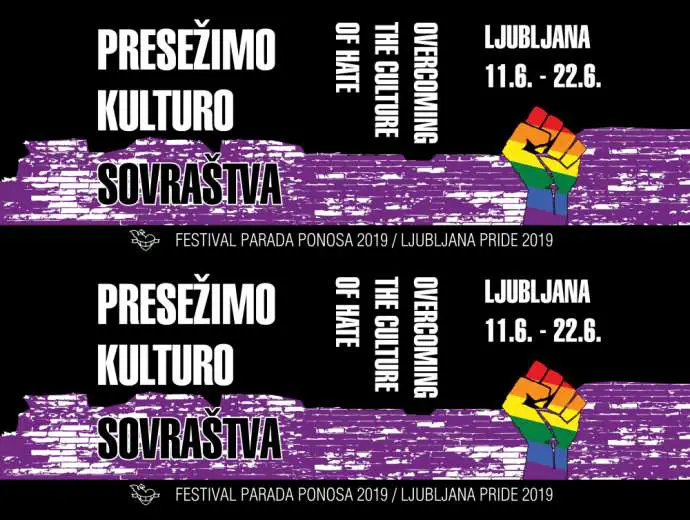 Ljubljana Pride Festival Opens, Ends With Parade On 22 June, 2019