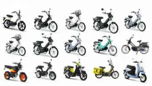 Some of the vehicles Tomos produces