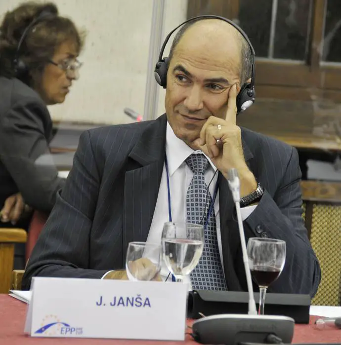 Janez Janša at EPP Summit, 2010
