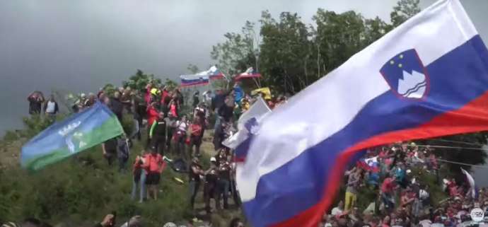 Giro d&#039;Italia Passed Through Brda and Nova Gorica (Video)