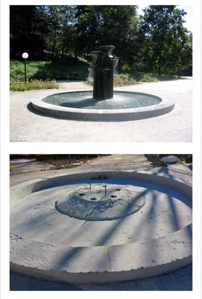 Large Fountain Stolen from Maribor Park