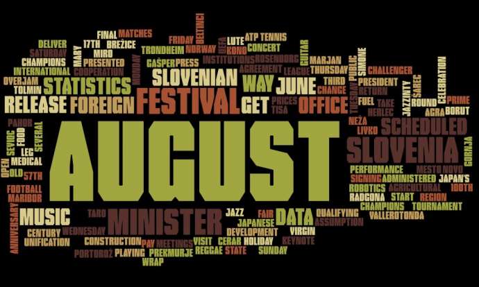 Next Week in Slovenia: 12 - 18 August, 2019