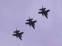 Three F-16s
