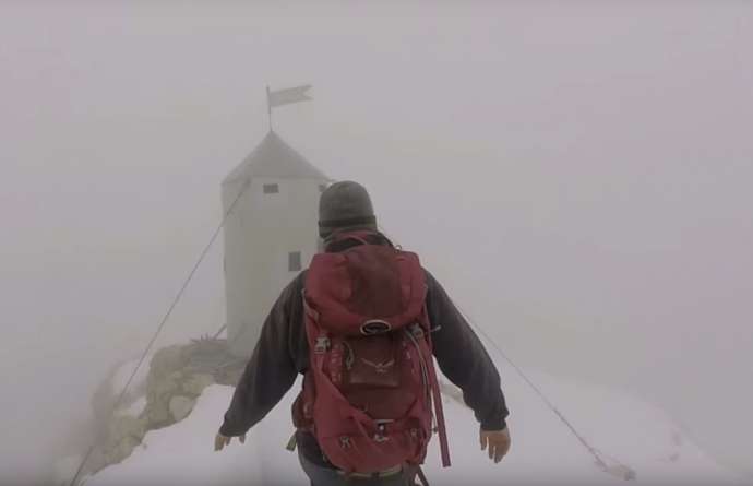 At the top of Triglav on one 25 September