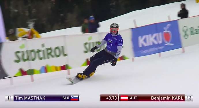 Snowboarding: Mastnak Wins Parallel Slalom (Video)