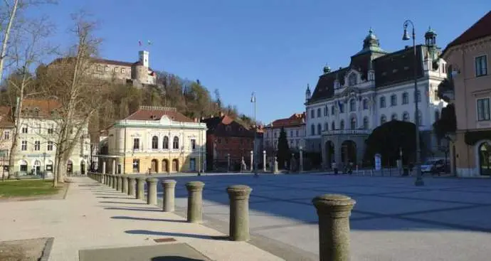 Ljubljana is empty