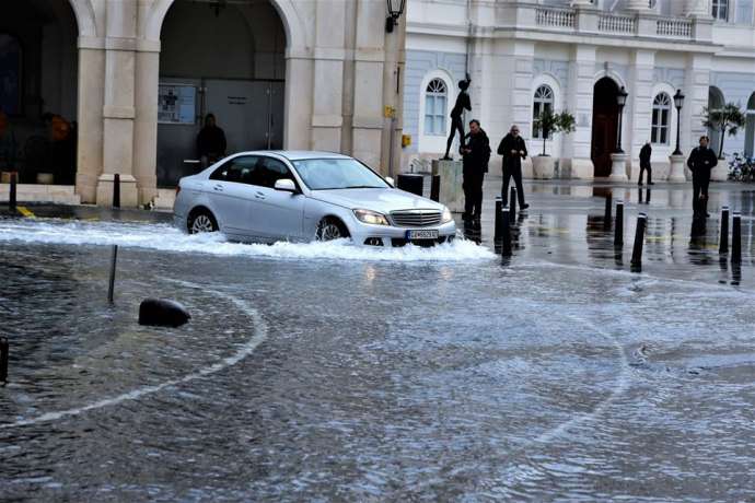 Flooding in Piran, 2019